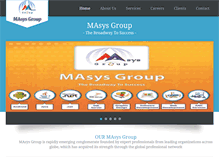 Tablet Screenshot of masysgroup.com